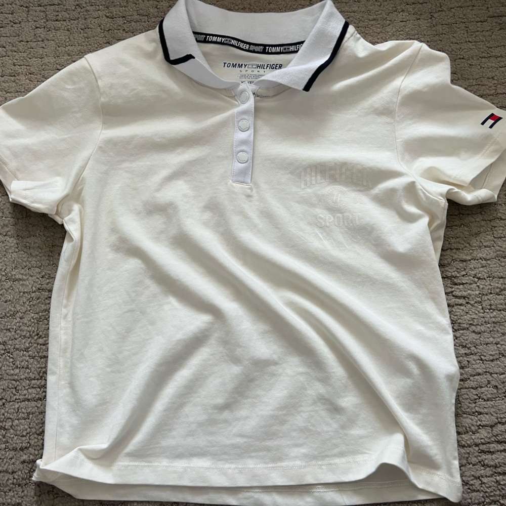 Women’s Cropped Polo Top